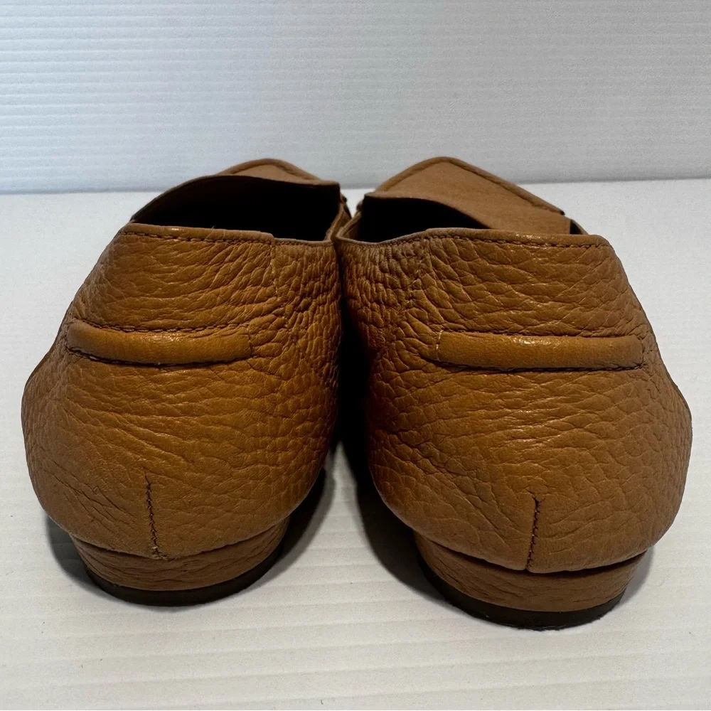 Vionic Noah Tan Leather Pointy Toes Flats Size 7.5 - Picture 8 of 16